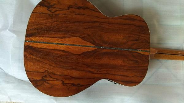 AAA quality new custom guitars OM body african sanders wood solid acoustic electric guitar