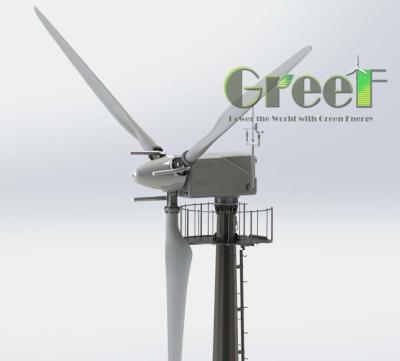 turbina eólica horizontal IP54 do controle de passo 30kW para a geração de eletricidade