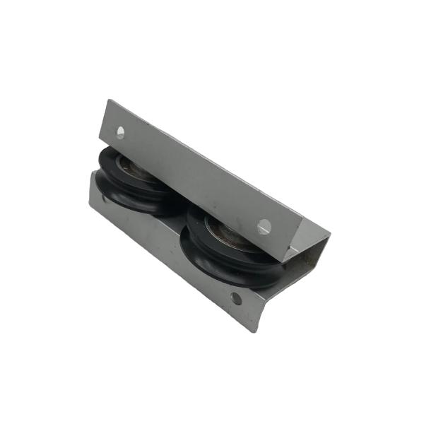 Carrucha Herrajes Double Nylon Pulley Roller Aluminium Sliding Door Wheel for Mexico for Window Rollers
