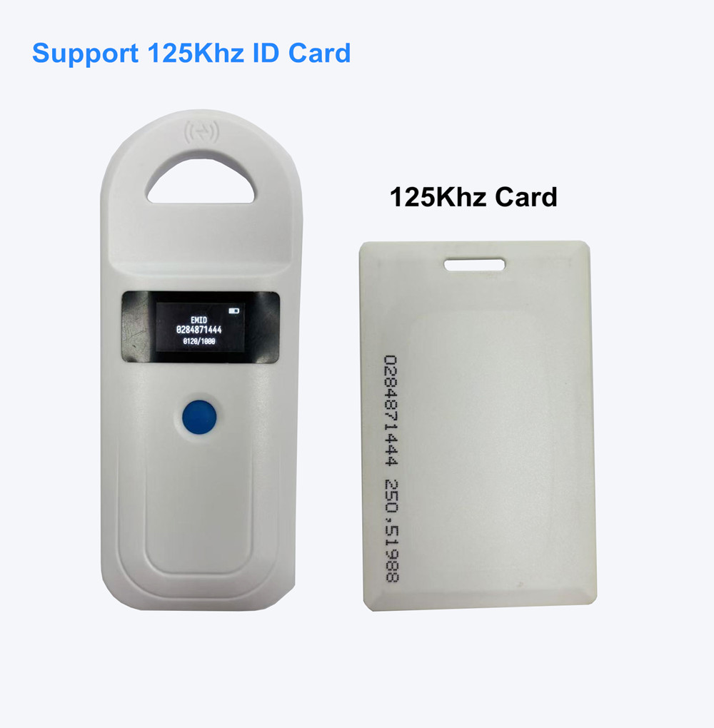 Portable Bluetooth 134.2Khz/125Khz Dual Frequency Microchip RFID Reader For Cats and Dogs