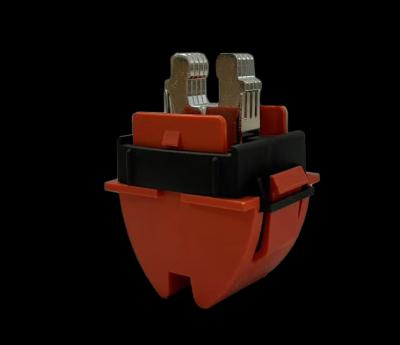 Incoming plug; Red; CXBLOKSET-MX; 3 PCS/package