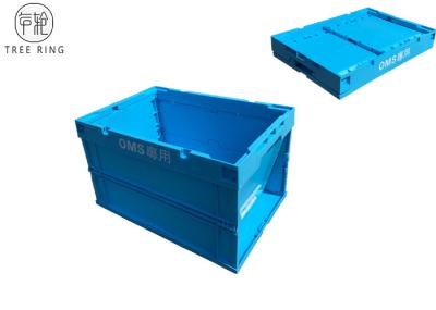 Caixa plástica dobrável contínua transparente para o armazenamento de acampamento 600 * 400 * 360