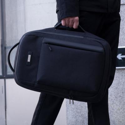 Waterproof Custom Logo Laptop Backpack With RPET Recycle Fabric Material Eco Friendly