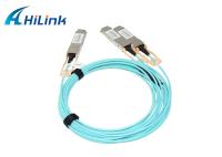 Câble actif optique de QSFP AOC 200G QSFP56 2 au câble Ethernet de X QSFP28 AOC