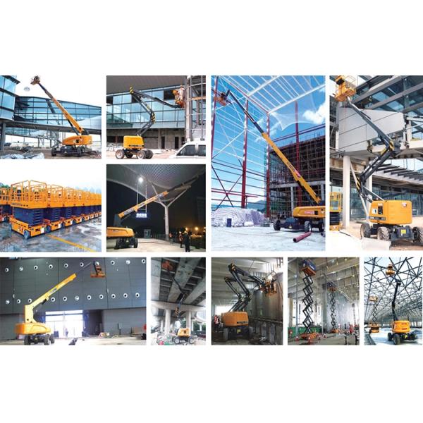 3kw 12m GTJZ1012 Electric Auto Scissor Lift / Aerial Work Platform