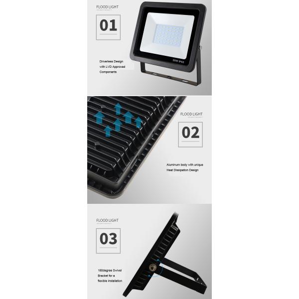 Большой ультра тонкий свет потока СИД, чернота АК 110в расквартировывая Слимлине прожектор СИД