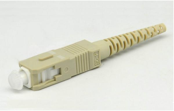 SC Simplex Fiber Optic Connectors 2.0mm Boot Ceramic Ferrule