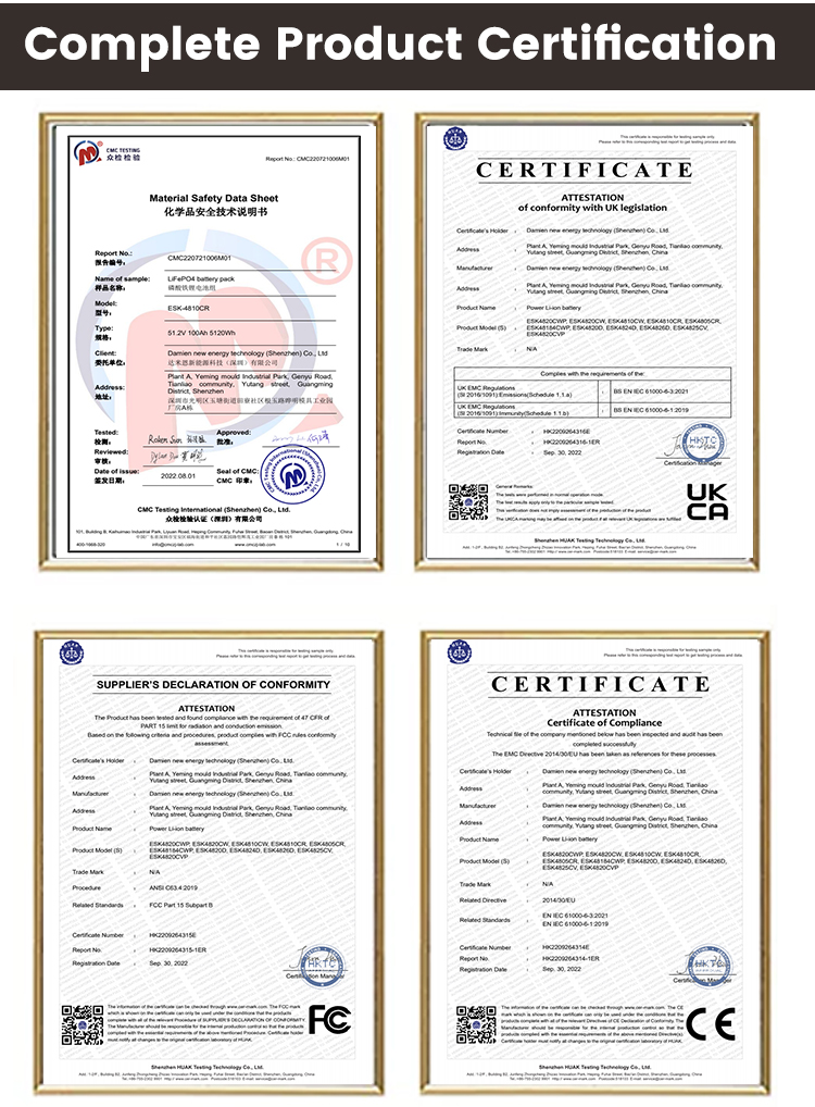 Встроенный в BMS 48V солнечный аккумулятор 51.2v 300ah 15kwh для решения домашней энергетики