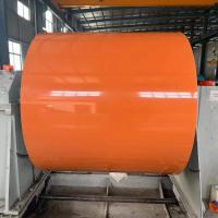 Corota de aluminio recubierta de color naranja para la producción Techo y pared de fachada