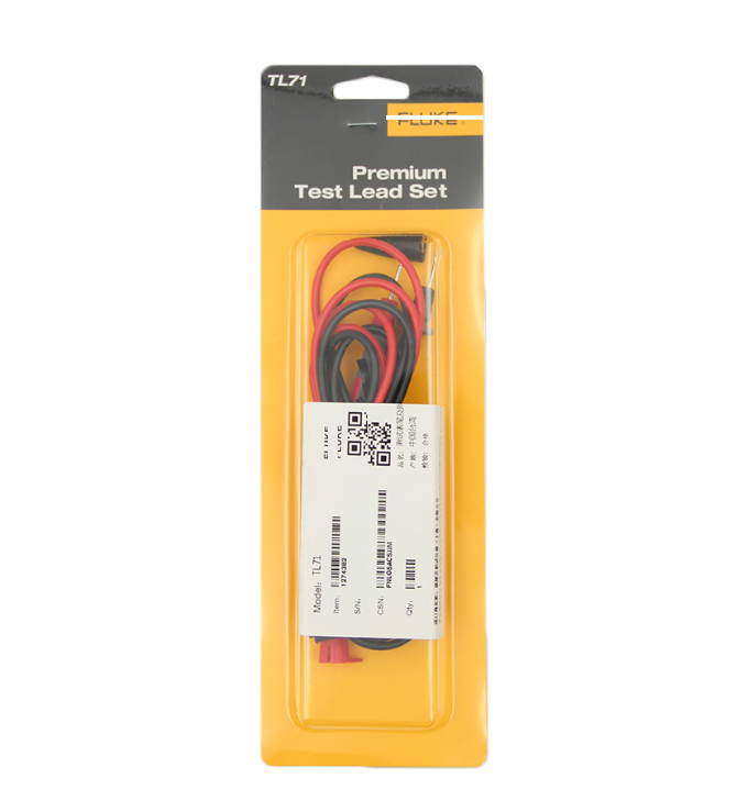 Fluke TL30 High Accuracy Test Lead Set with Durable ABS Material and 1 Year