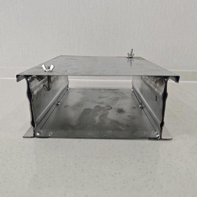 Caixa de cabo de fundo sólido interior com comprimento personalizado e acabamento galvanizado