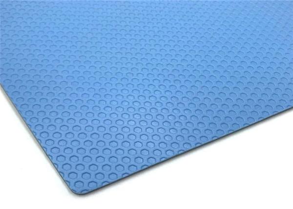 Soft Badminton Court PVC Flooring High Elastic No Formaldehyde With Sand Grain