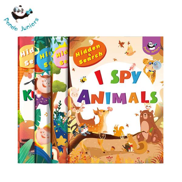 Eu espio o livro animal do esconde-esconde, melhoro brinquedos educacionais adiantados do foco