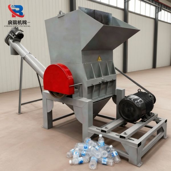 Low Noise Waste Plastic Crusher Shredder Machine PP PET Crusher Plastics Shredding