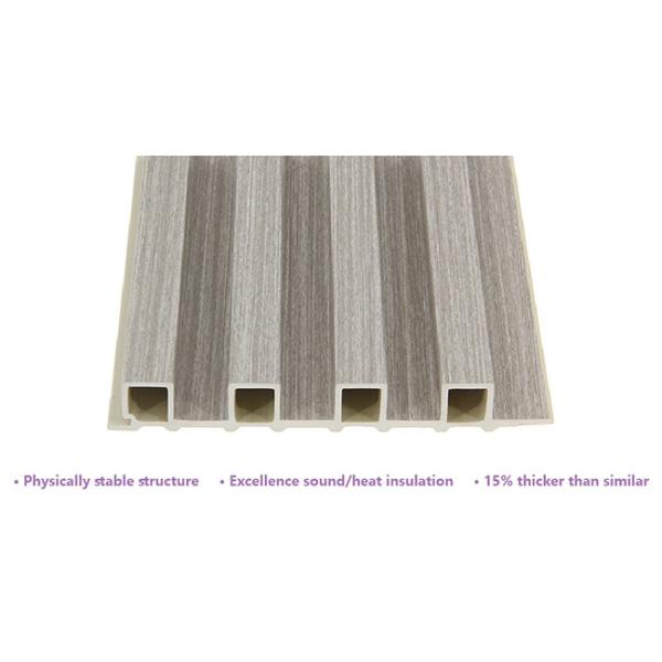 167x24mm Pure Color Wood Interior Wall Paneling Soundproof CWB167