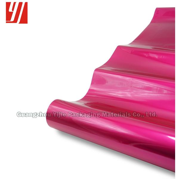 GV personalizado do comprimento folha metálica de 18 mícrons vermelha