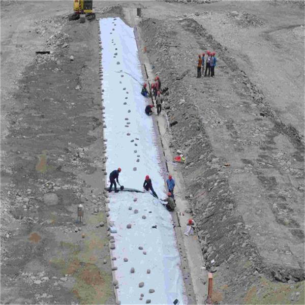 White Non-Woven Geotextile Type 100-1000g/sqm for Shandong Yibo Yangguang Polypropylene