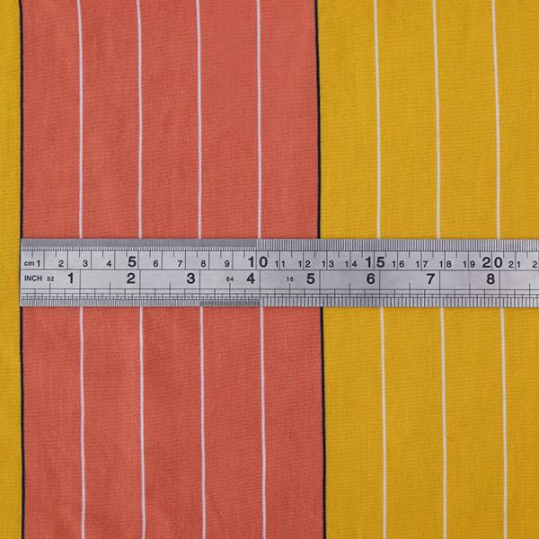 Light And Comfortable Strong Durable Striped Knit Fabric For Casual Wear