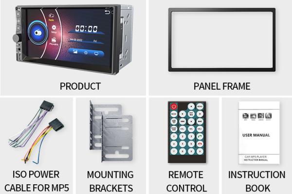 Universal MP5 Car Stereo OEM ODM 2din 7 Inch Car Radio Mirror Link MP5 Autoradio Car DVD Player