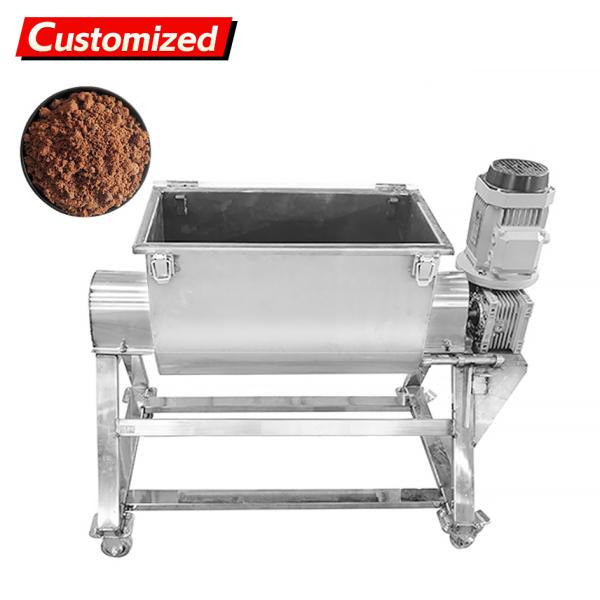 Mezcladora de polvo de acero inoxidable de 50L 220V para alimentos y productos químicos