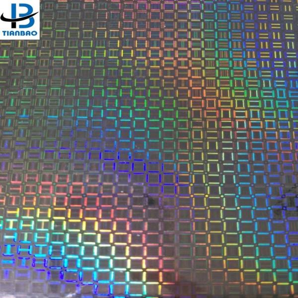 Industrial Holographic Metallized Plastic Film Lamination Film with Customized Designs