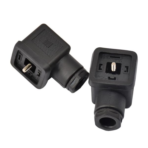 Conector del regulador LED de Wirable de la base del enchufe de la válvula electromagnética de 2PE 3PE para el equipo industrial