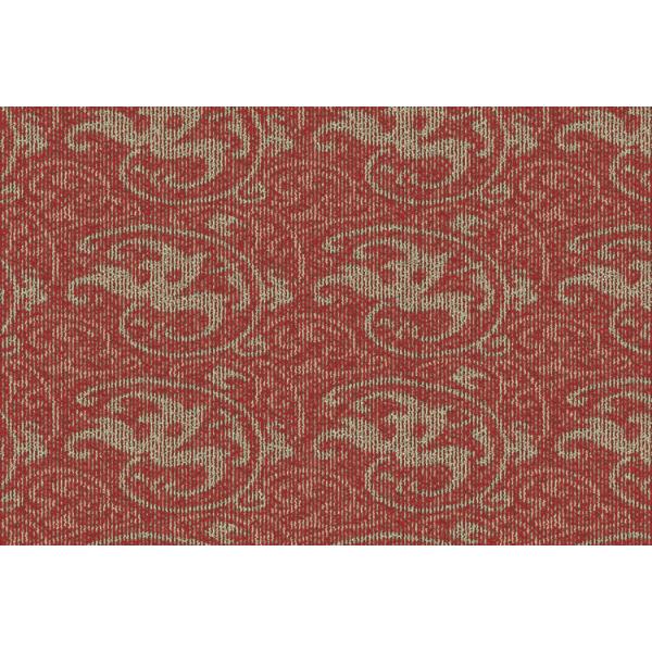 Подгонянный сделанный по образцу красным цветом жаккард ковра кучи петли для переходного люка ресторана