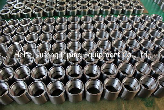 A105 black carbon steel forged threaded pipe fittings