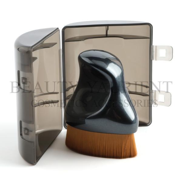 2tones Brown PBT Hair Single Foundation Brush Large Kabuki Body Brush