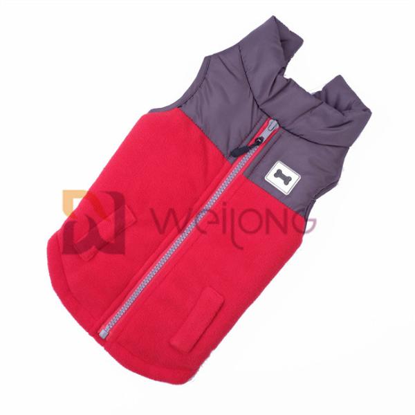 Куртка собаки молнии Faux куртки любимца шеи черепахи приполюсной ватки водоустойчивая Windproof