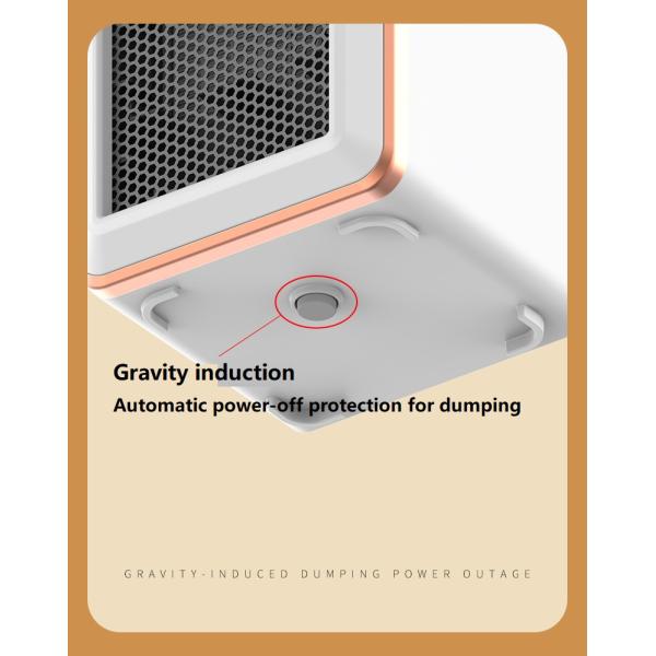 English Operating Language Desktop Electric Room Heater 1200W PTC Portable Fan Heater