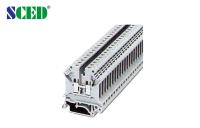 6 mm2 Bloco terminal montado no trilho 600V 30A AWG 30 - 10 Largura do terminal 6,2 mm