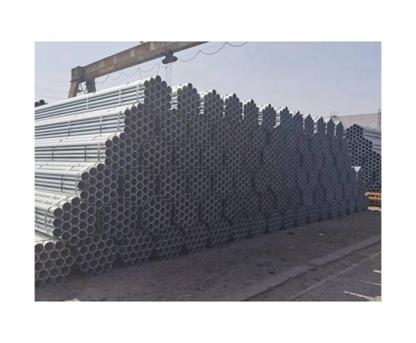 Tubo de ferro galvanizado redondo quadrado prata carbono Q235B aço ODM