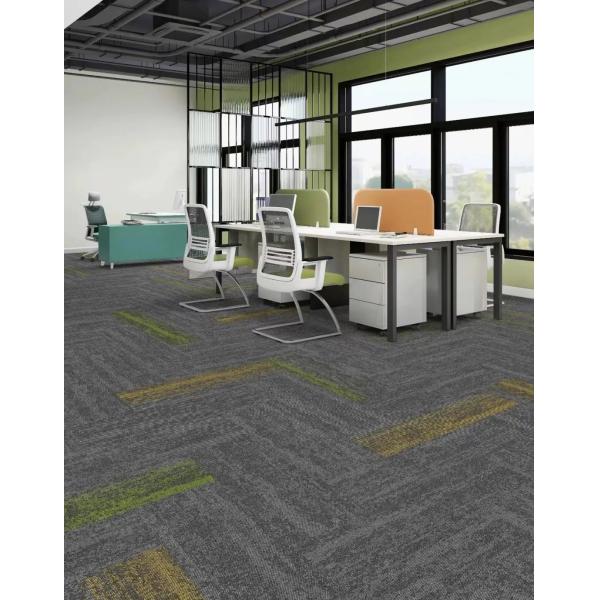 Commercial Office Nylon Carpet Tiles with PVC Backing Heavy Duty and Easy to Install