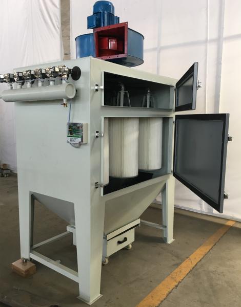 Low Emission Dust Collector Machine , Dust Suction Machine Pulse Air Cleaning System