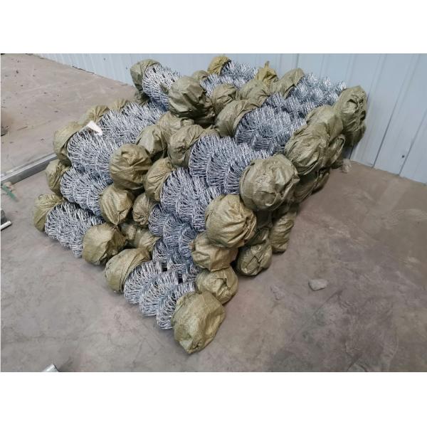 1.8m Height 75*75mm Hot Dipped Galvanized Chain Link Fence For Sport Field