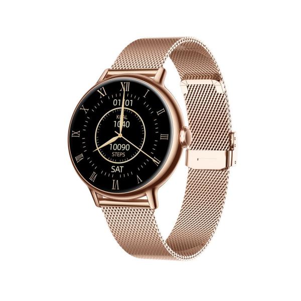 KW60A Exquisite Female Smart Watch AMOLED Display 1.2 Inch Smartwatch With Built In GPS