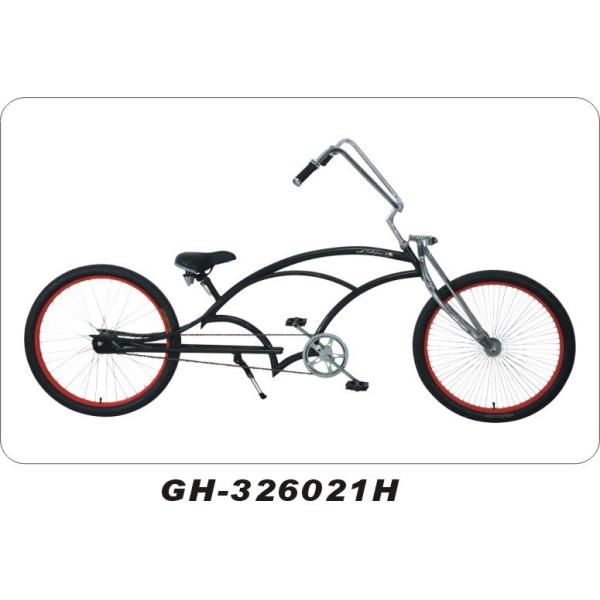 Men's 26'' Low Rider Bicycle Beach Cruiser Bicycle Passed CE for by Steel Fork
