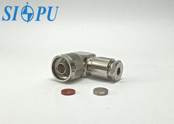 Connecteur coaxial RF à angle droit de type N pour câble RG142B/U