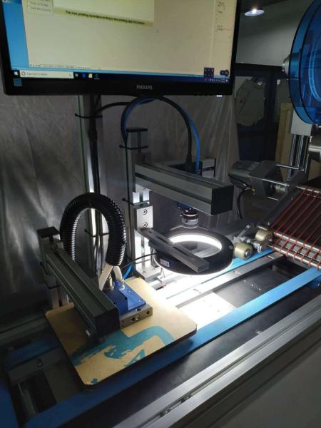 Drop On Demand Card Printing Machine Smart Card Personaliztion with Compressed Air 6KG/CM2 Boost Your Production