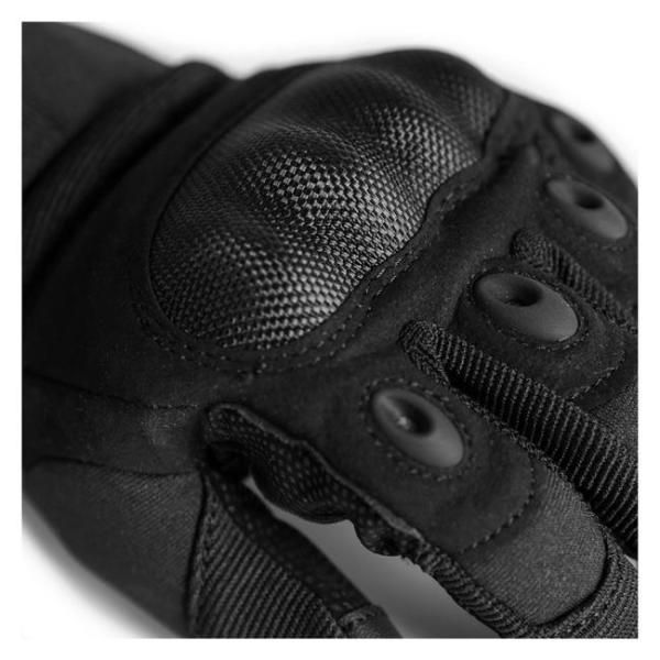 Les gants militaires imperméables de nylon noir kaki vert frottent avec le poing dur la vitesse tactique extérieure