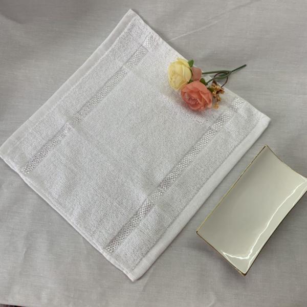 Hemmed Satin Viscose Cotton Hot And Cold Towel For Airline