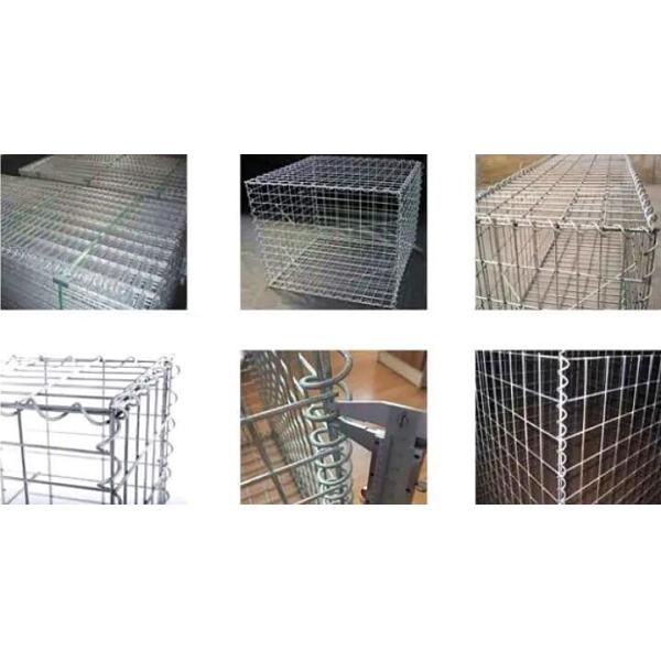 ISO14001 2x1x0.5m Gabion сварило корзины 4mm Gabion