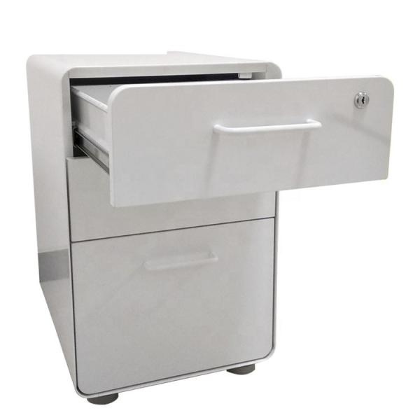Lockable Steel Mobile Pedestal Cabinet Assembly Structure A4 Files