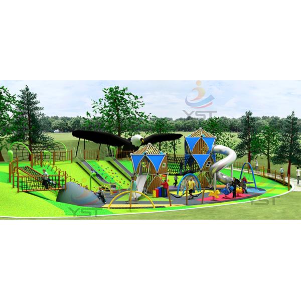 Park Custom Made Playground Slides , Outdoor Stainless Steel Slide