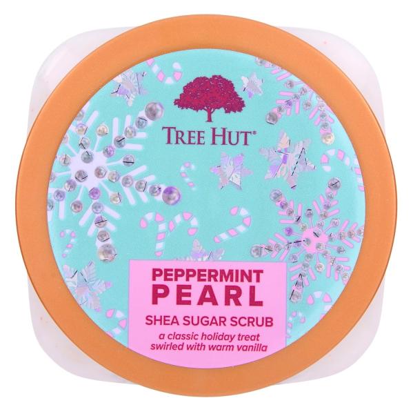 ODM Hydrating Body Tree Hut Exfoliating Scrub Peppermint Pearl For Dry Skin