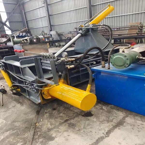 Automatic Metal Baler Machine for Scrap and Waste Packing 5000kg Weight Horizontal