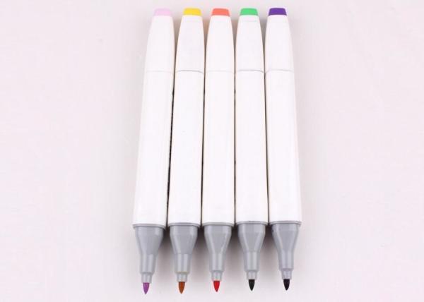 Cheap and good quality Double tip colored ink art marker pen with logo customized