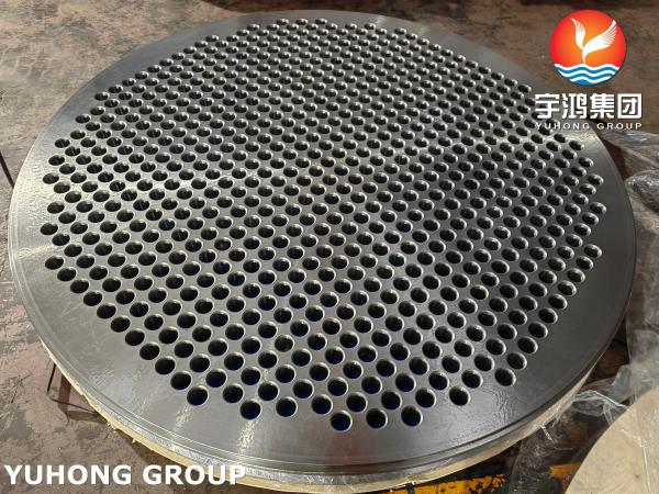 ​​ASME VIII Certified Gr.70N Tubesheet (Normalized) 100% UT/PT Inspection for LNG Heat Exchangers