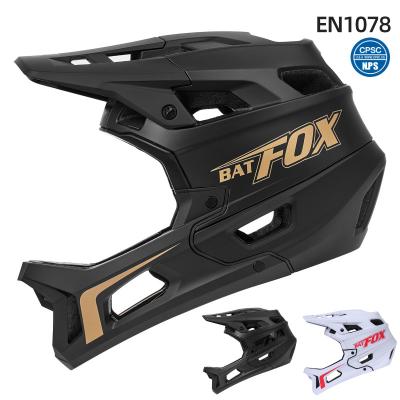 OEM&ODM Off-Road Helmet Downhill Mountain Bike Helmet With CE En1078 Cpsc Approval Black Gold